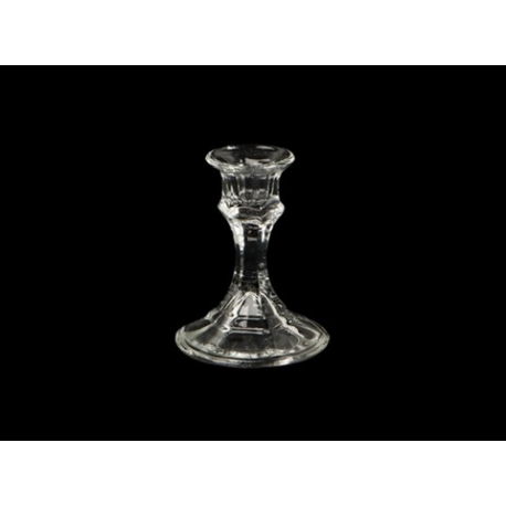 Glass toper candle holder